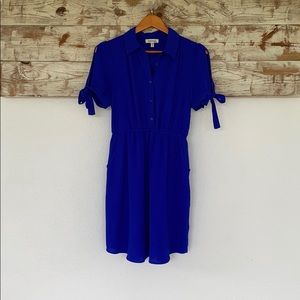Royal Blue Monteau dress/tunic
